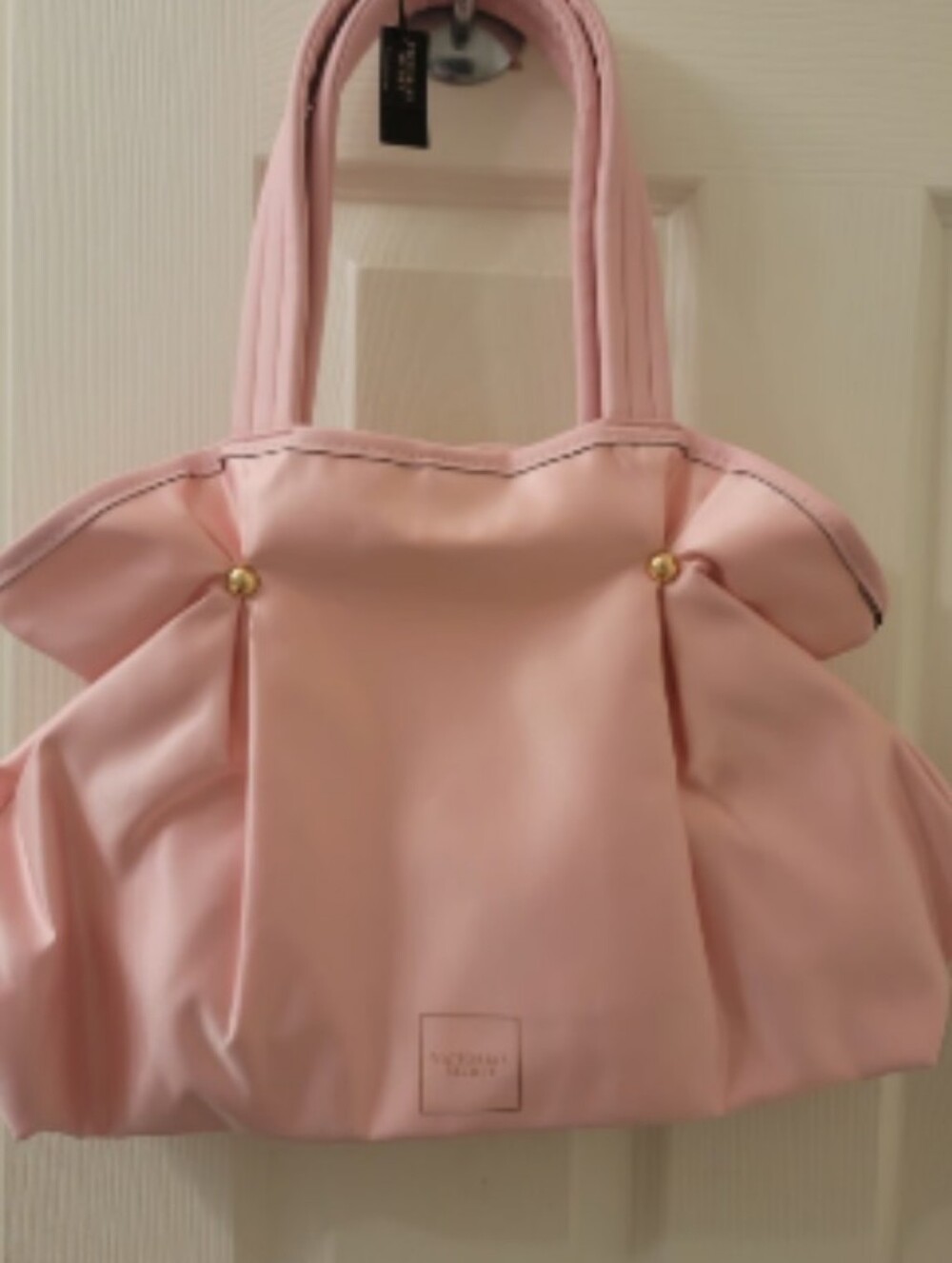 Victoria Secret Pink Women’s Tote Bag - Soft Pleated Style